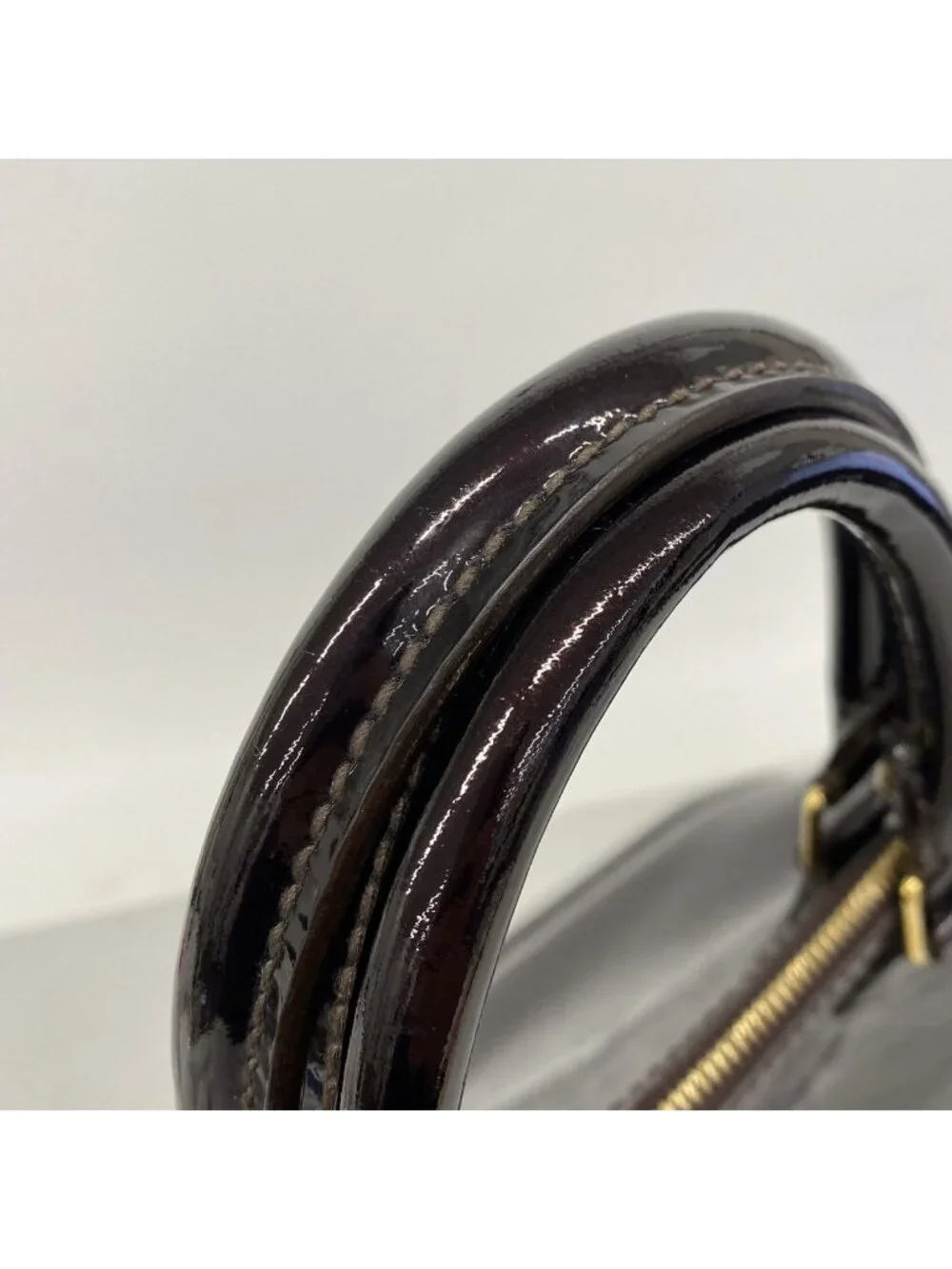 Louis Vuitton Handbag Vernis Alma GM Amarante